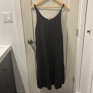 Wilfred Free Aritzia Black Midi Dress